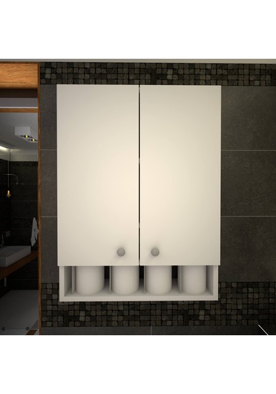 Emkawood Cabi Banyo Dolabı Beyaz