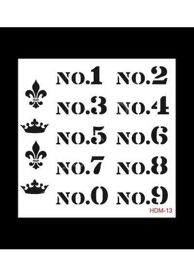 Hdm13 Cadence Home Dekor Stencil 25X25