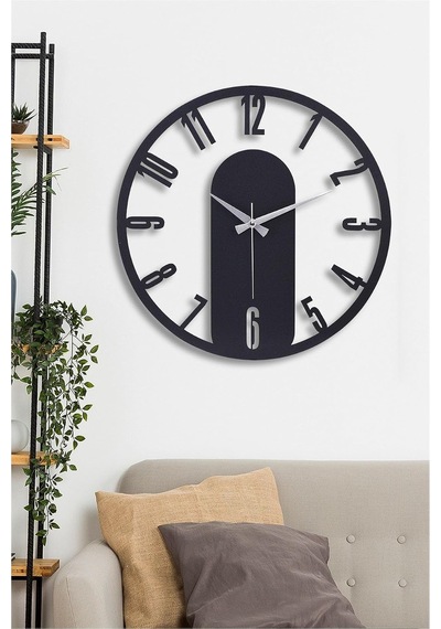 41 Cm Metal Malzeme Akarsaniye Sessiz Mekanizma Dekoratif Duvar Saati Diğer 76132075