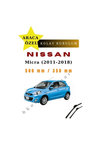 Nissan Micra 2011-2018 Araca Özel Silecek