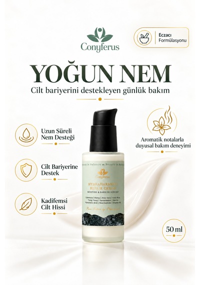 Hydraharmony Hyaluronik Asit Ve Niasinamid İçeren Nemlendirici Yüz Kremi 50 Ml