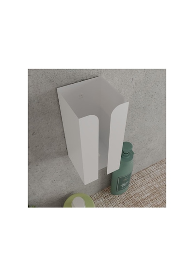 Metal Beyaz Güçlü Yapışkanlı Organizer Peçetelik,dispenser Mutfak Banyo Peçetelik Mt107b Çok Renkli
