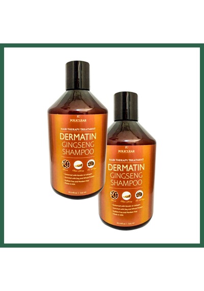 Bezos Policlear Dermatin Shampoo Ginsengli Özel Bakım Şampuanı 500 Ml X 2 Adet + Jel Bzs01