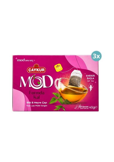 Çaykur Formda Kal Süzen Poşet Çay 40 G X 3 Adet