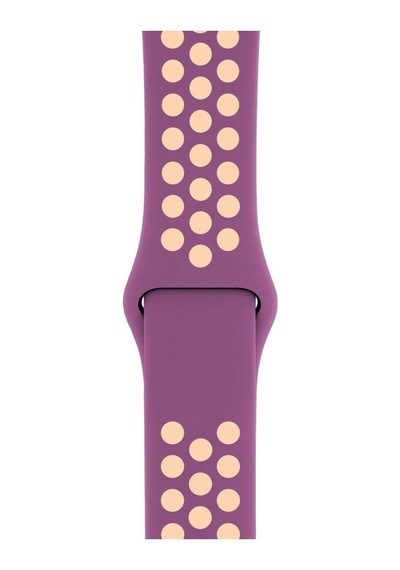 Apple Uyumlu Watch 38 40mm Silikon Kayış Açık Mor/lila