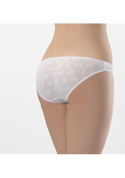 Türen 256 İkili Jakarlı Bikini-beyaz Beyaz