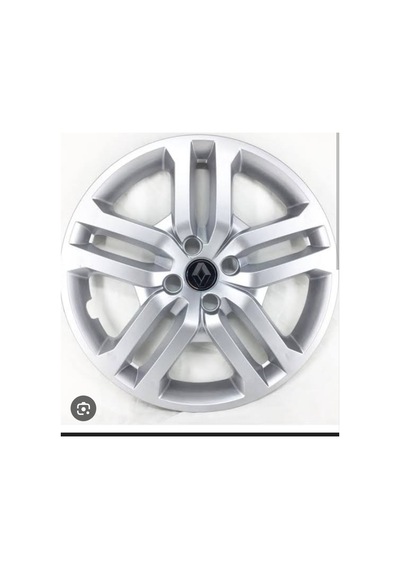16 İnç Renault Clio 4 Uyumlu Kırılmaz Jant Kapağı 4 Adet Logo