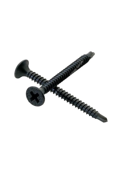 Meridyen Matkap Uçlu Alçıpan Vidası 3.5X35 MM Siyah 1000 Adet