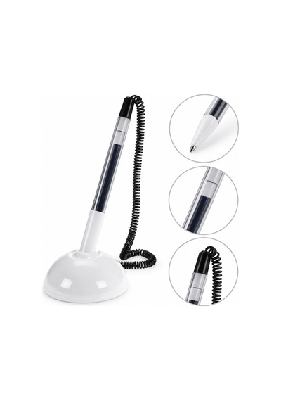 Tükenmez Kalem Jel 0.7 Mm Spiralli Siyah Beyaz