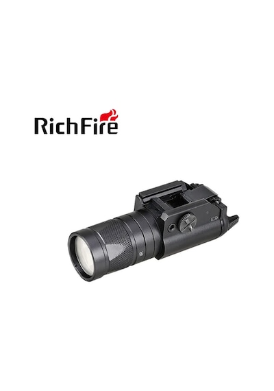 Richfire 400 Lümen Kızılötesi Gece Görüş Elektrikli Fener Işık Siyah