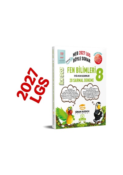Sinan Kuzucu 2027 8. Sınıf İlk Doz Fen Bilimleri Sarmal Deneme