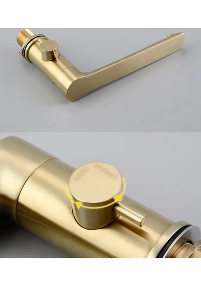 Banyo Bataryası Küvet Jakuzi Duş Seti Ankastre Mat Gold Yeni Ürün Altın
