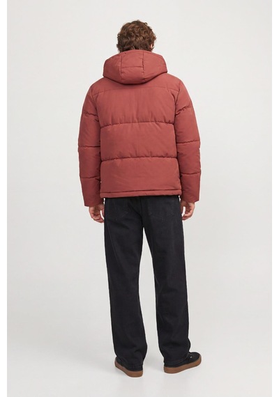 Jack & Jones Jjgalaxy Erkek Şişme Mont Puffer Ceket Günlük Rahat Kiremit