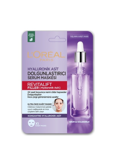 L'oréal Paris Revitalift Filler Dolgunlaştırıcı Serum Maske 28 G - 7 Adet Tarı