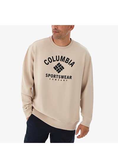 Columbia Framed Erkek Krem Günlük Sweatshirt Düz Cs0393278 Bej