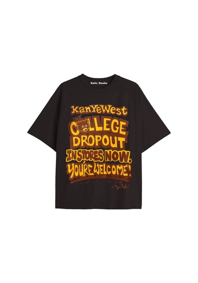 Kalic Studio Kanye West - T-shirt Siyahget91