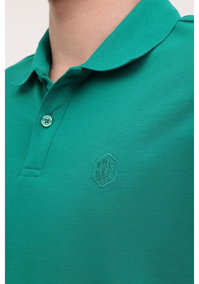 Lumberjack Mb Ct953 Polo T-sh 5fx Erkek Kısa Kol Polo Tişört Yeşil