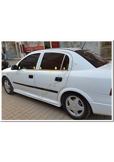 Db Chrome Opel Astra G Sedan Cam Çıtası Nikelajı 1998-2009 4 Parç