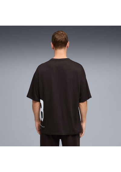 Puma Graphics Training Oversized Erkek Tişört C-pum528528p01p01 Siyah