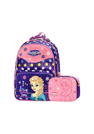 Roxy Frozen Ilkokul Beslenmeli Insan Sağlığına Uygun Su Geçirmez Okul Çantası Mor