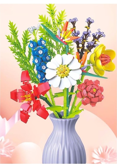 Pasifik Toys Çiçek Buketi Yapım Seti 756 Parça No:1 109