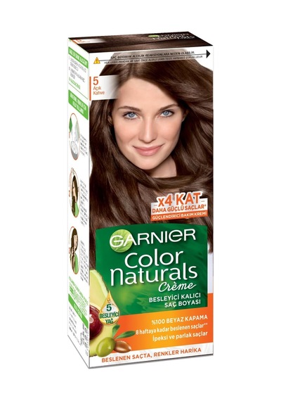 Naturals Saç Boyası 5 Açık Kahve