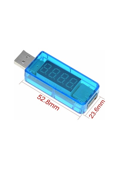 Usb Voltmetre Ampermetre Led Gösterge Volt Amper Gerilim Ölçer