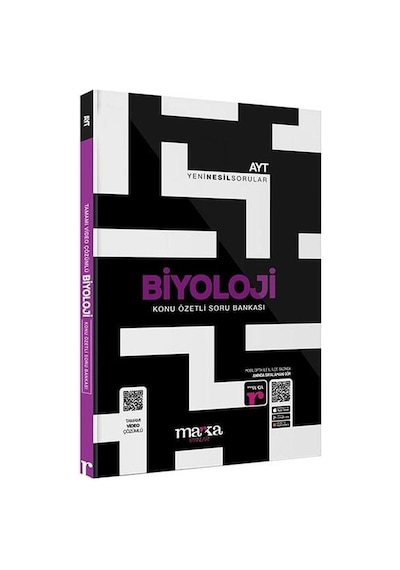 2026 AYT Biyoloji Konu Özetli Yeni Nesil Soru Bankası Tamamı Video Çözümlü - Marka Yayınları