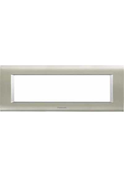 Viko Panasonic Thea Sistema 7M Inox Metalik Beyaz Çerçeve