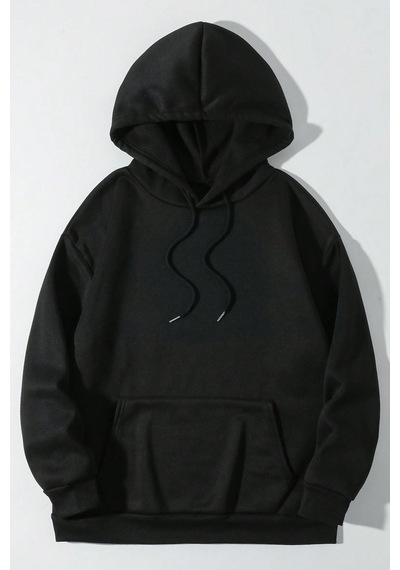 Oceans Baskılı Oversize Sweatshirt Siyah