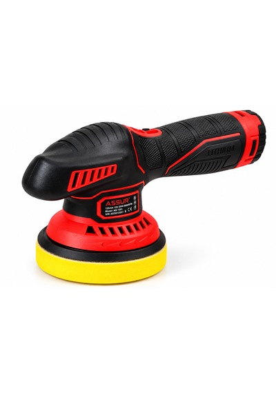 Assur 12v 125 Mm Şarjlı Polisaj Makinesi Profesyonel Akülü Cila Makinesi