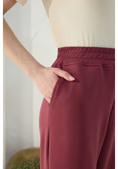 Aker Bordo Modal Pantolon Bordo Bordo