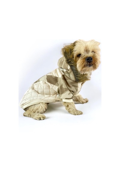 Kamuflaj Comfy Köpek Montu, Köpek Ceketi, Köpek Dış Giyim