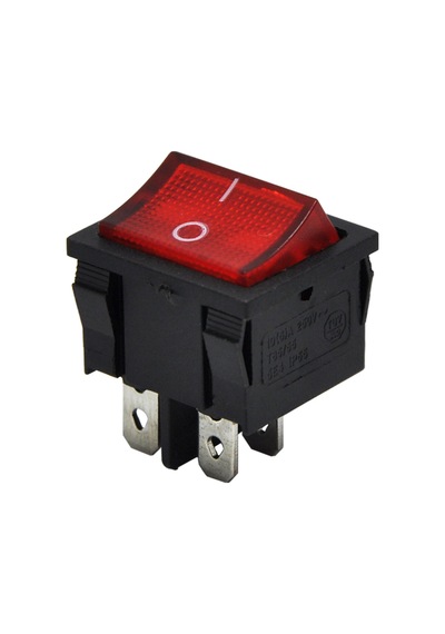 Ic-126 Orta Boy Işıklı Anahtar On-Off 4P