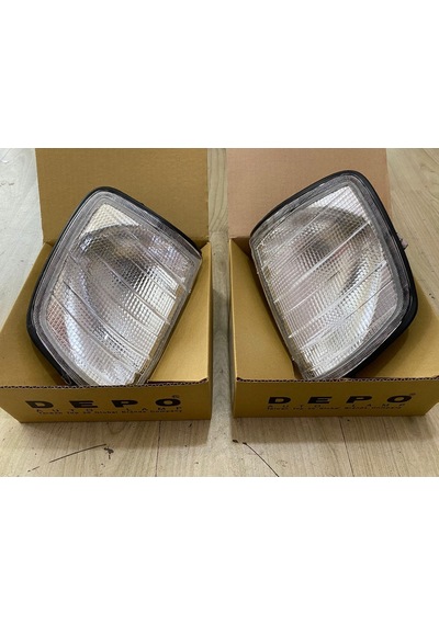 Mercedes W124 Beyaz Sinyal Lambasi Seti Depo Marka 494803945