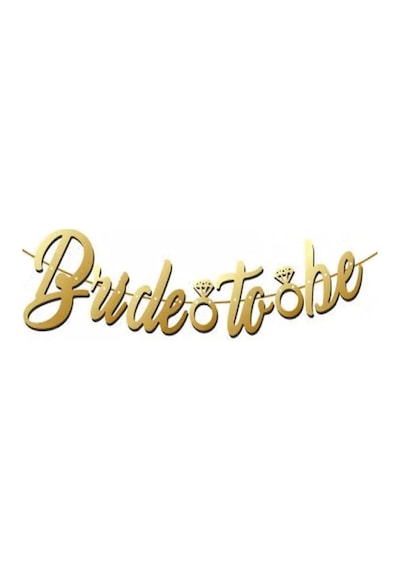 180cm Gold/altın Sarısı Bride To Be Banner Süs Bekarlığa Veda Parti Konsept Süsü
