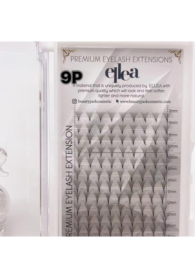Ellea 9d Çek-bırak Hazır Volüm İpek Kirpik 0.7 D Kıvırım 8-15 Mm