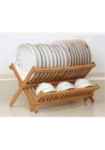 Bambu Bulaşık Sepeti Bambu Tabaklık Bulaşıklık 42 Cm Bambu Bulaşık Sepeti Bambu Tabaklık Fma202157 Çok Renkli