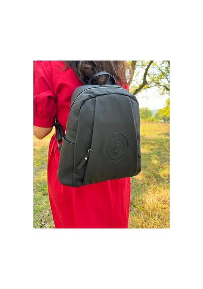 Just Polo Günlük Kombinlere Uygun Kadın Günlük Kullanıma Uygun Ayarlanabilir Askılı Lüks Sırt Çantası Siyah 90818108
