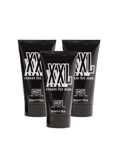 Hotxxl Cream Men Hardener D.lay Enlrgr 3 Adet 50 Ml Erkeklere Özel Krem