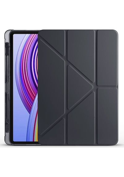 Xiaomi Redmi Pad Pro / Poco Pad 12.1inç Kılıf Kalem Bölmeli Trifolding Case Düz Redmi Pad Değildir