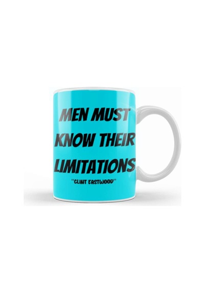 Clint Eastwood Quotes Gift Vintage Retro Rainbow Style Kupa Bardak Porselen Karışık