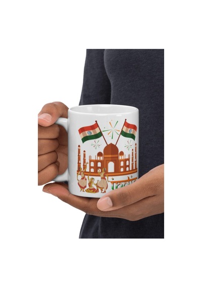 Hindistan Kupa Bardak 2 Adet Seyahat Hatıra India Mug