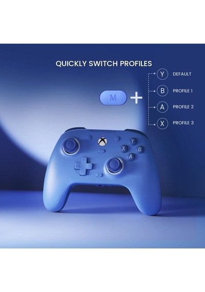 Xbox Series X S, Xbox One Ve Windows 10/11 İçin G7 Se Kablolu Oyun Kumandası, Hall Efektli Joysticks/hall Trigger, 3,5 Mm Ses Jakı Mavi Diğer