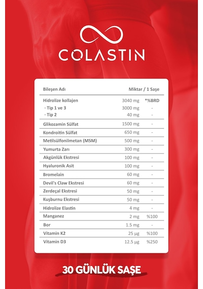 Colastin Ultraflex+ 30 Saşe