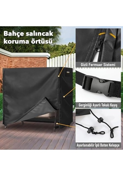Salıncak Koruma Örtüsü Üç Kişilik Tenteli Hamak Bahçe Salıncağı Koruma Kılıfı Su Geçirmez Branda Dayanık Diğer Salıncak Koruma Örtüsü Üç Kişilik Tenteli Hamak Bahçe Salıncağı Koruma Kılıfı Su Geçirmez Branda Dayanık Diğer