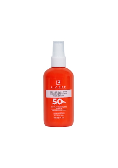 Licape Spf 50 Faktör Uva - Uvb Güneş Koruyucu Sprey Süt 200 ml