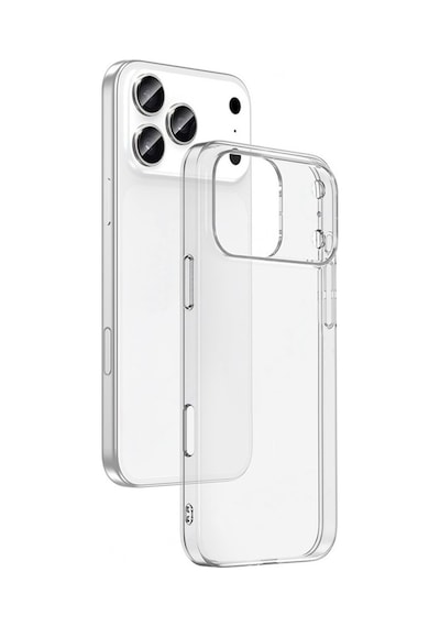 İphone 17 Pro Uyumlu Şeffaf Silikon Telefon Kılıfı