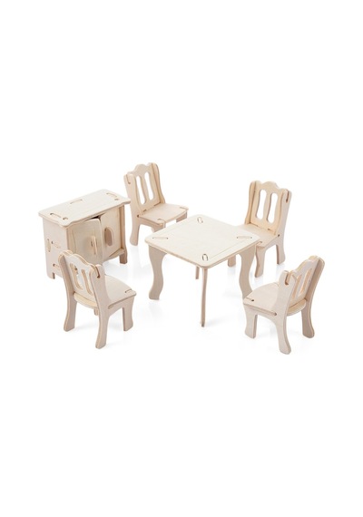 3D Ahşap Puzzle - Yemek  Odası