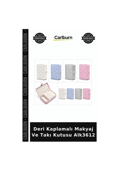 Deri Kaplamalı Makyaj Ve Takı Kutusu Bayan Hediyesi Kozmetik Düzeni Stil Sahibi